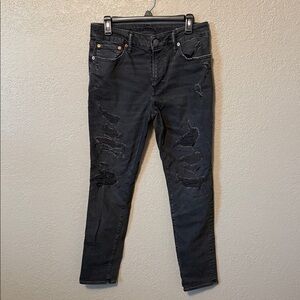 American Eagle Outfitters Skinny Jeans Women’s Size 31 Dark Wash Stretch Denim